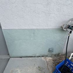 Free Large Half Inch Thick Dining Room Glass Table Top. 