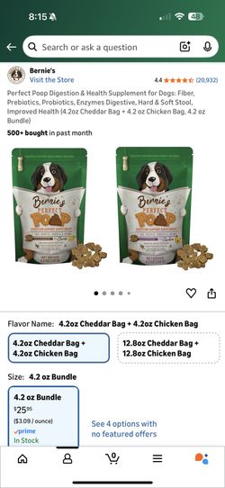 Bernie’s Perfect Poop Digestive Supplements 