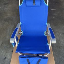 Beach Chair With Cooler Bag 