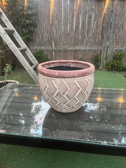 12 Inch Ceramic Pot For Plants, Trees, Shrubs