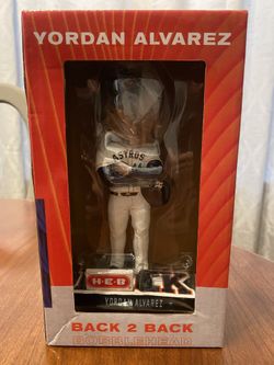 Houston Astros Yordan Alvarez Back 2 Back Bobblehead