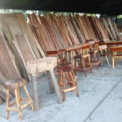 RUSTIC FURNITURE AND SLABS 