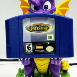 Tony Hawk's Pro Skater For Nintendo 64 Blue Cartridge
