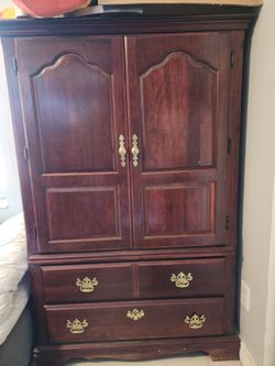 Furniture Cherrywood Red with Gold - Great Condition, will be emptied!