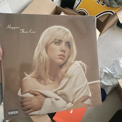 Billie eilish happier than ever cool grey vinyl brand new