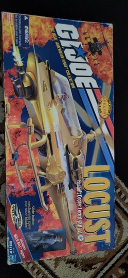 G.I. Joe 2000 Locust Assault Copter XH-1 Collector’s Special Edition Boxed Wild Bill
