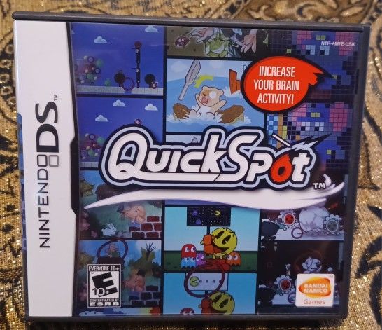 Quickspot Nintendo DS Video Game 2007 Puzzle Thinking