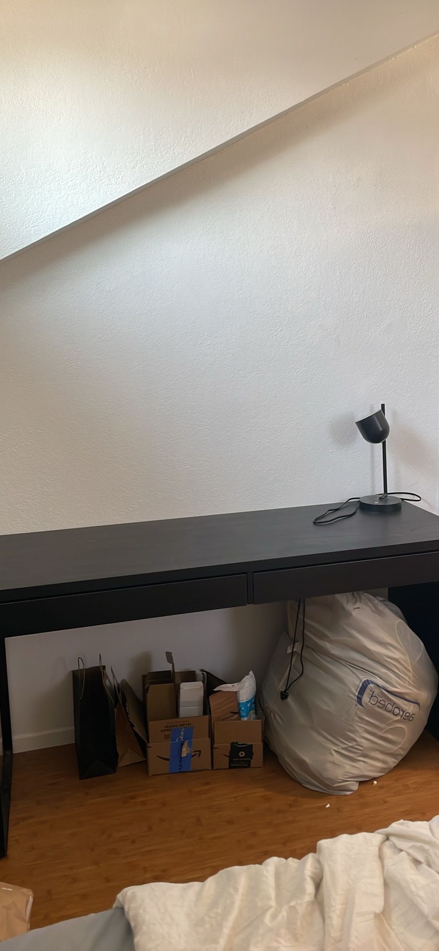 IKEA MICKE Black Desk Good Condition