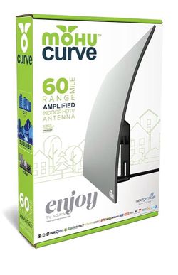Mohu Curve - Antena de TV para interiores, rango de 60/Mohu Curve - Indoor TV Antenna, Range of 60