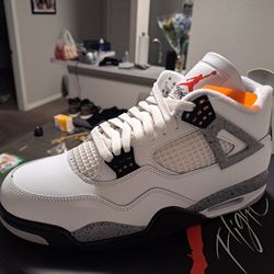 Jordan 4 White Cement 