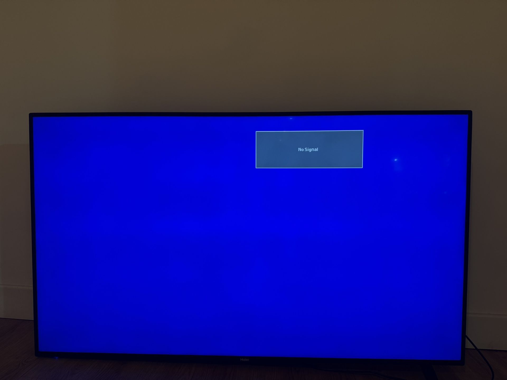 Haier 65” LED TV – Model 65UF2505 – Works Great, HDMI & Remote Included