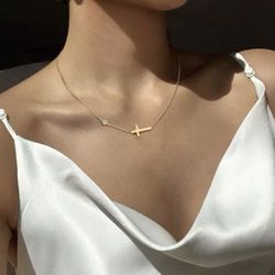 Stainless Steel Cross Necklace