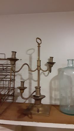 Vintage adjustable candle holder