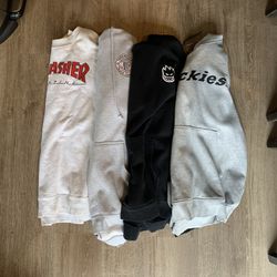 Hoodie Lot - Thrasher, Spitfire, Dickies, Independent