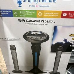 Singing Machine Ultimate Karaoke Party System with Vocal Removal & Charging Mics