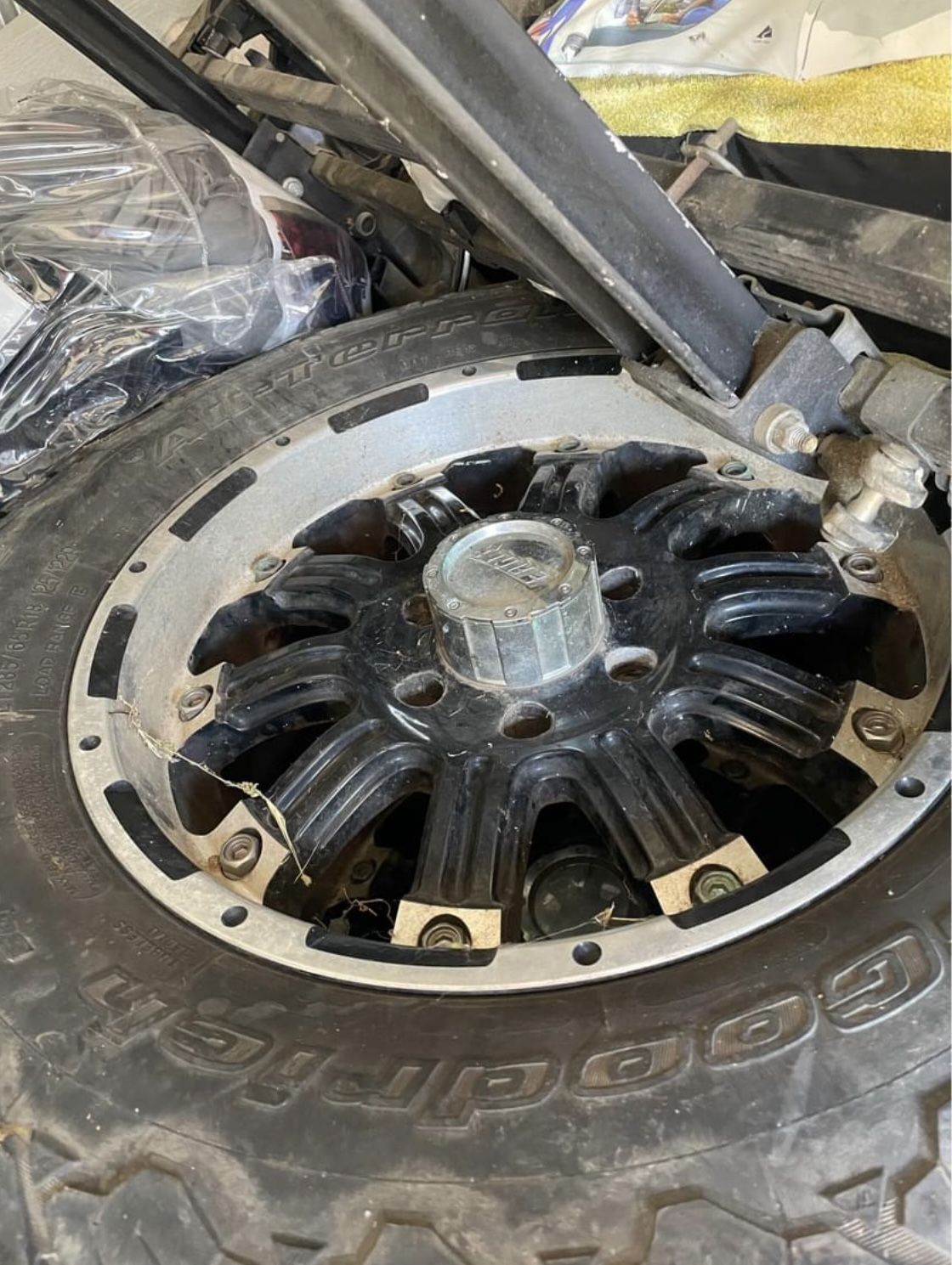 18in Rim W/ BFG KO2. Came Off A Toyota, Will Fit With Similar Pattern