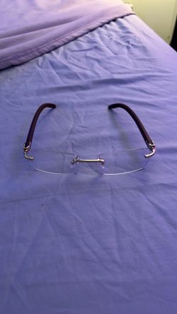 Cartier Light Wood Glasses