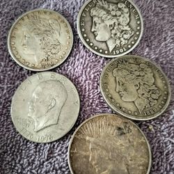 Five Antique Coins