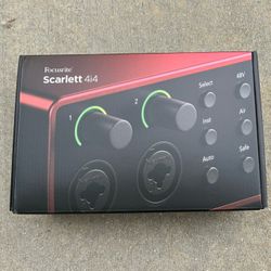 Focusrite Scarlet 4i4 Audio Interface (Brand New)