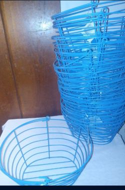 Blue Metal Wire Baskets 🩵💙NEW 20 FOR $15)