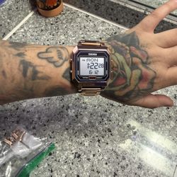 Rose Gold Watch 