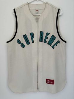 Supreme Zip-Up Baseball Vest