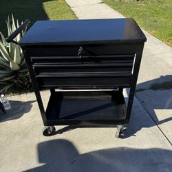 30 in. 4-Drawer Tech Cart, Black