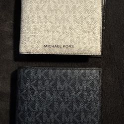 MK Mens Wallets 2 In 1