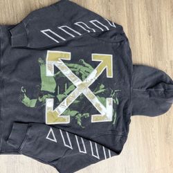 New Off White Hoodie M Large