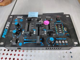 Mini-Mixer with Bluetooth & USB Pyle PMX7BU 3-Channel DJ Mixer