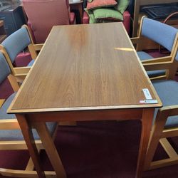 KITCHEN TABLE, DINNING TABLE AND 4 CHAIRS (HOME11)