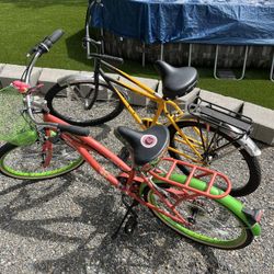 Pair Of Beach Cruisers….