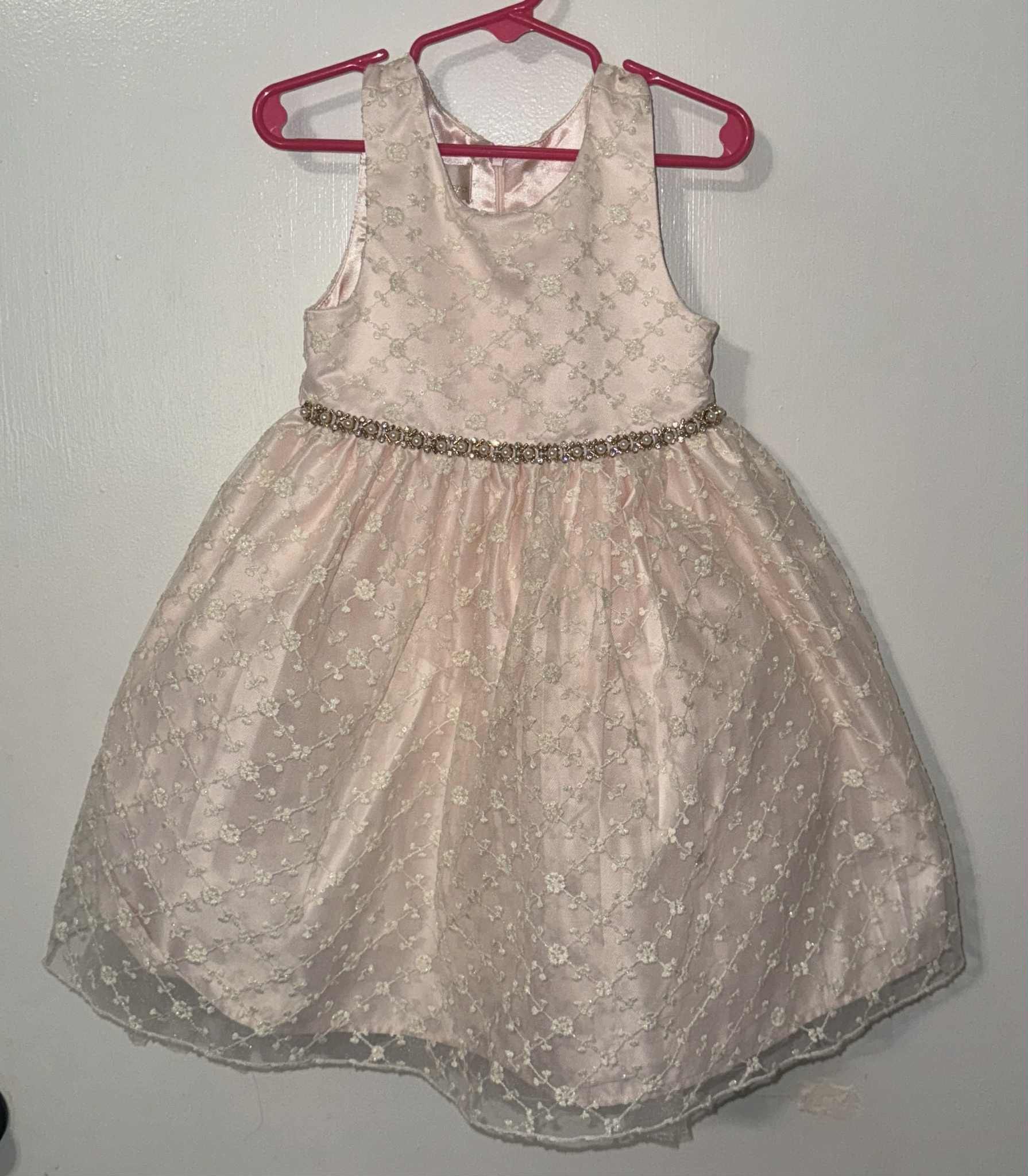 American Princess Pink Satin Dress