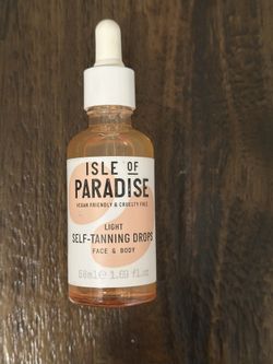 ISLE OF PARADISE VEGAN FRIENDLY & CRUELTY FREE LIGHT SELF-TANNING DROPS