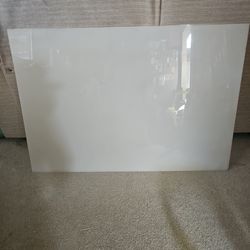 Acrylic semi white Sheet, 35" x 24"