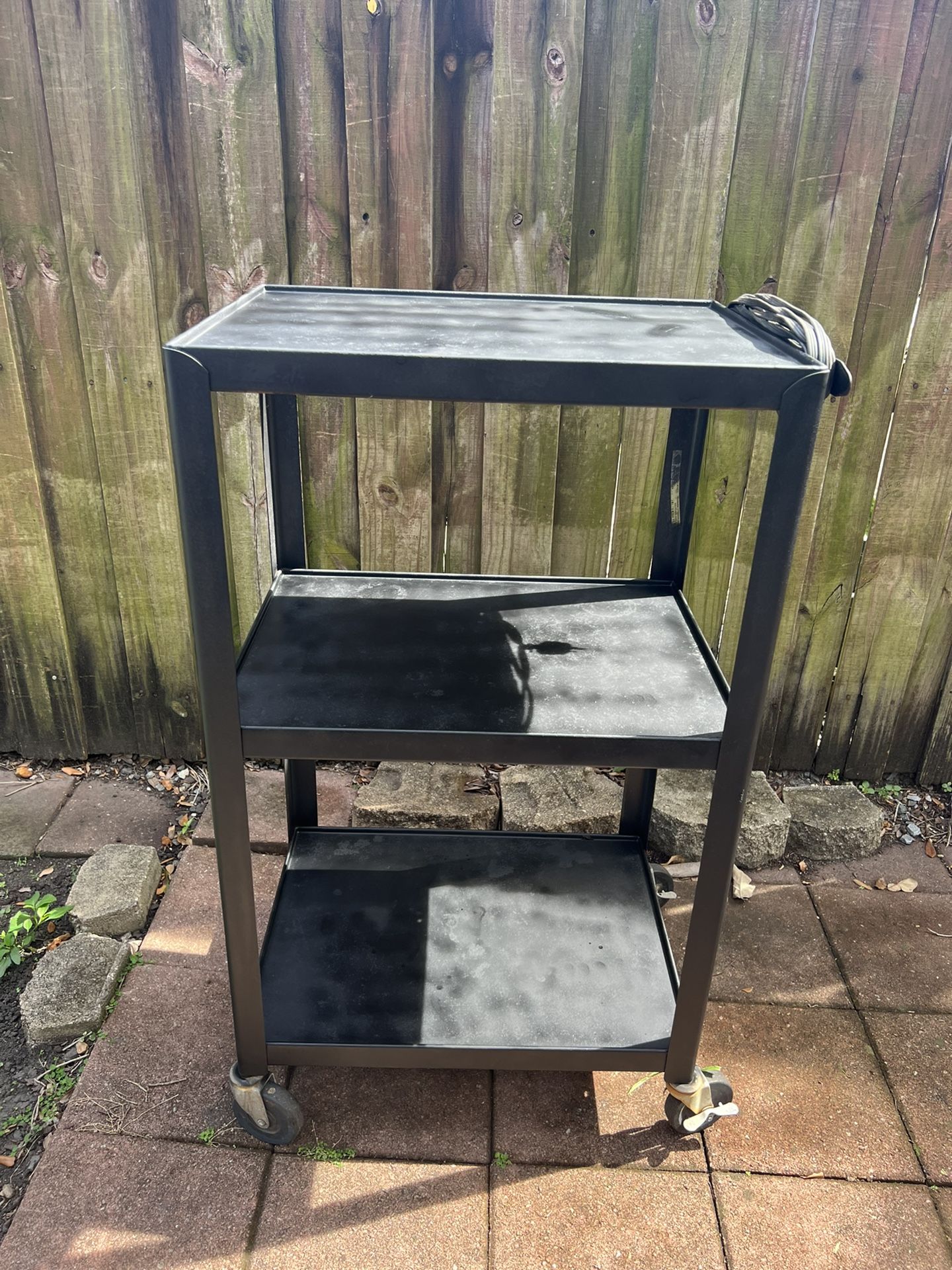 Utility and audio visual cart with electrical outlets for Sale in Miami