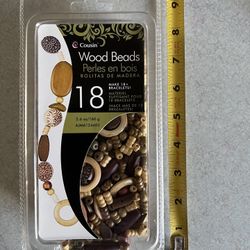 Wood and Acrylic Bead Kit for Bracelets or Necklaces Crafts Creating