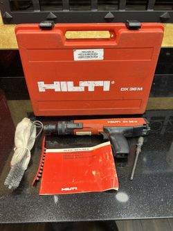 Hilti DX36M Powder Actuated Tool dx36 Concrete Nail Gun w/ Case & DX36 Piston,Hilti,concrete Nail Gun,powder Actuated Tool,