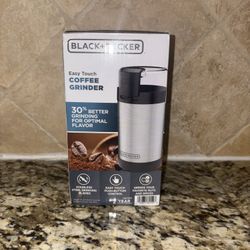 black and decker coffee grinder New 