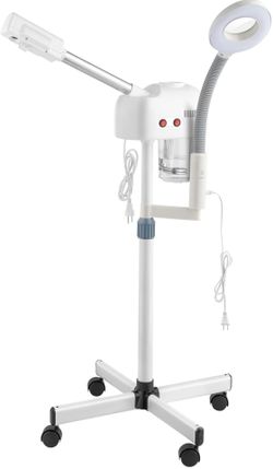 Vaporizador Facial Con Luz Y Lupa 