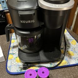 Keurig Coffee Pot And Single Cup