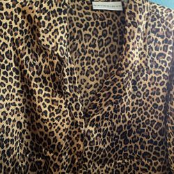 Leopard Print Blouse
