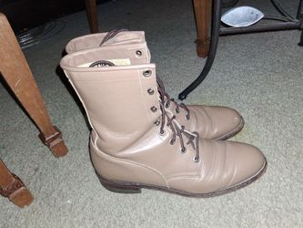 Vtg Justin leather boots, women's sz 7.5 pre-owned