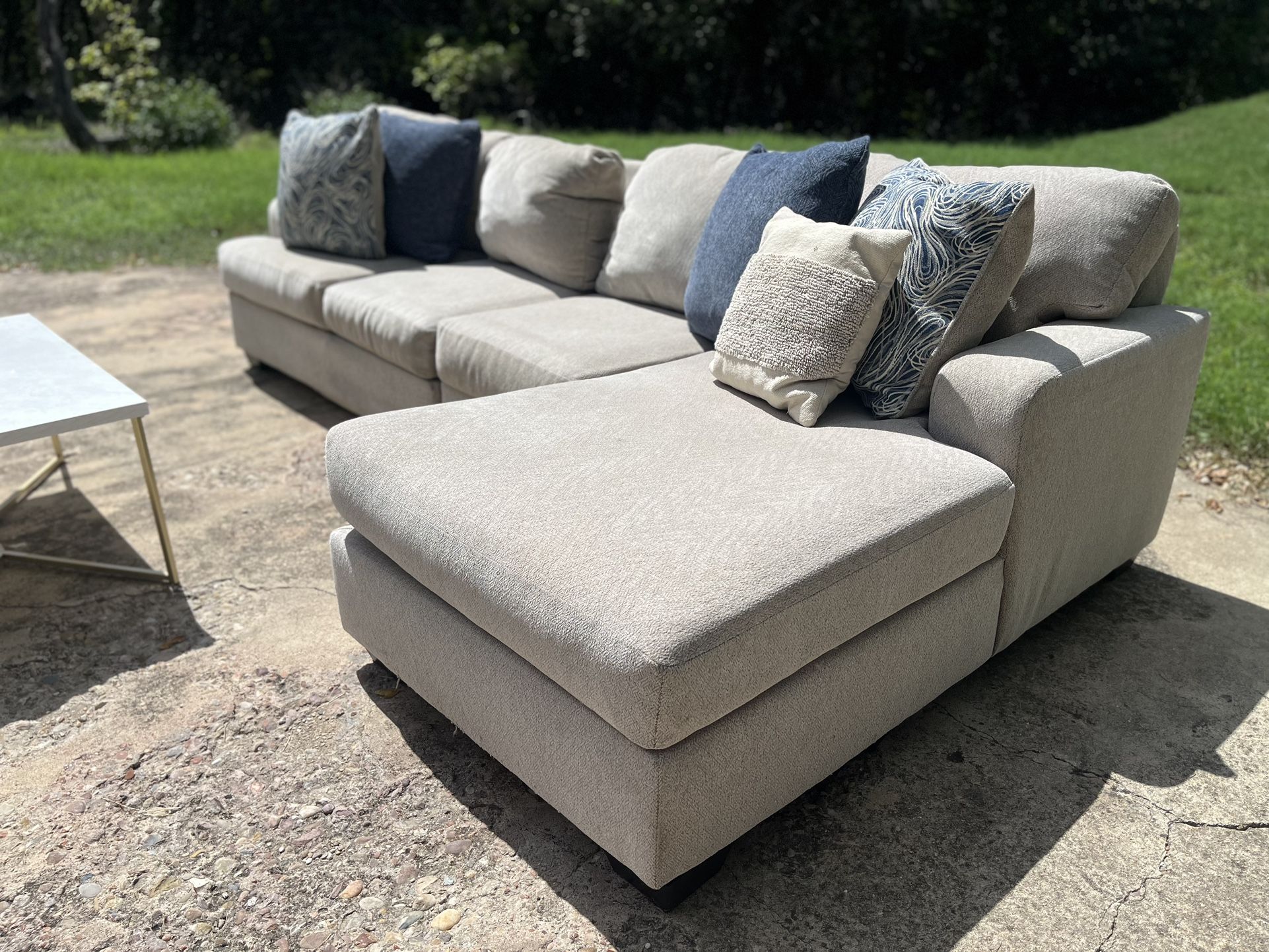 *FREE DELIVERY* 3 Piece Beige Ashley Furniture Sectional,All Products : American Fashion Style Bags On Sale