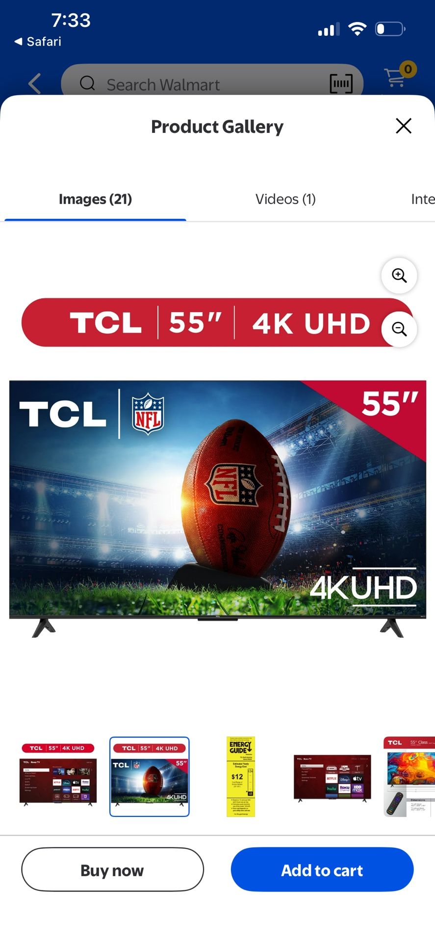 55 Inch 4K UHD Tv 