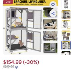 Cat Hut Tower House Indoor Or Out Door 