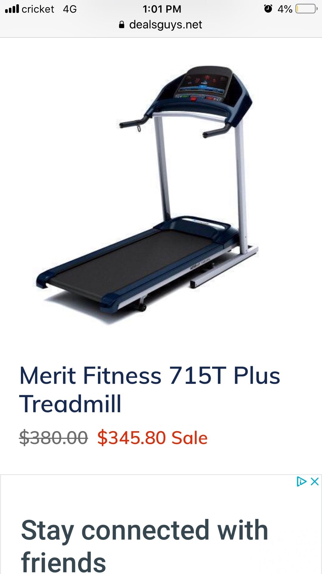 Merit fitness 715T plus Treadmill caminadora