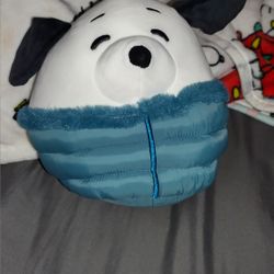 Snoopy w/Puffer Jacket Squish Mellow  