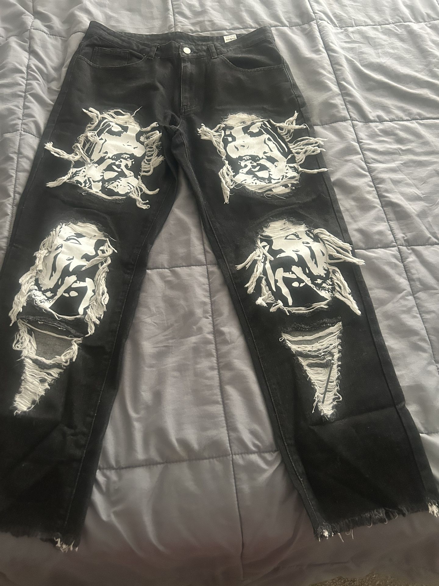 Graphic Face Pants