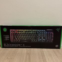 Razer BlackWidow V4 X Gaming Keyboard **Brand New**